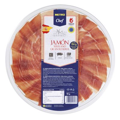 METRO Chef Jamón Serrano Gran Reserva plátky chlaz. cca 90 g