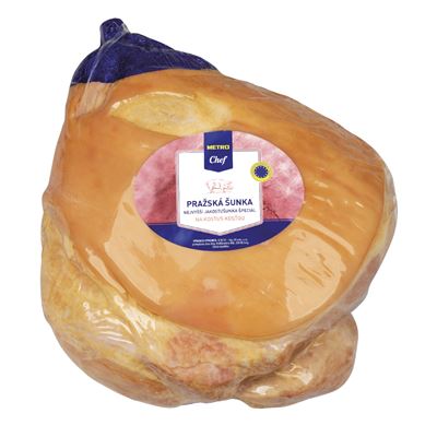 METRO Chef Pražská šunka na kosti (zaručená tradiční specialita) chlaz. cca 11 kg