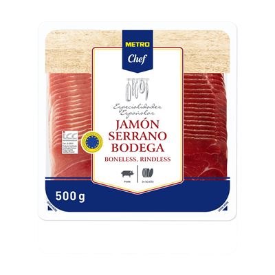 METRO Chef Jamón Serrano Bodega plátky chlaz. 500 g