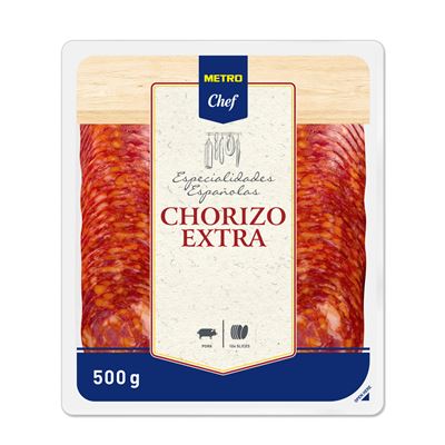 METRO Chef Chorizo Extra plátky chlaz. 500 g
