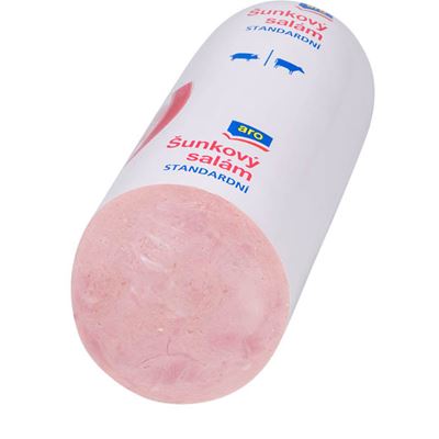aro Salám šunkový standard krátký chlaz. váž. cca 1,5 kg
