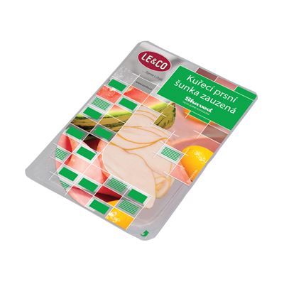 LE & CO Šunka kuřecí zauzená výběrová chlaz. 100 g