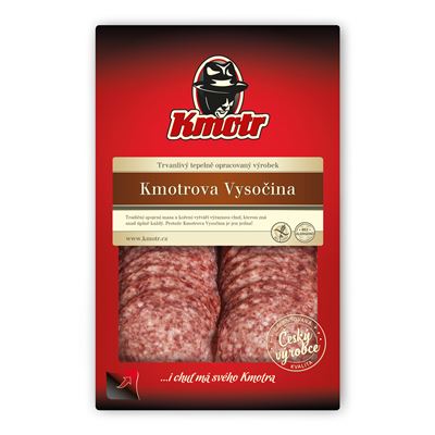 Kmotr Vysočina salám plátky chlaz. 75 g