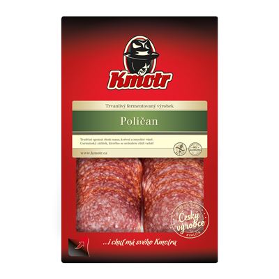 Kmotr Poličan salám plátky chlaz. 75 g