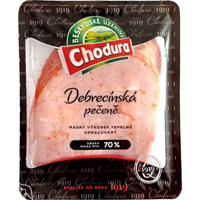 Chodura Debrecínská pečeně plátky chlaz. 100 g