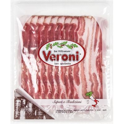 VERONI Pancetta Tesa Affumicata plátky chlaz. 150 g