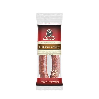 Kmotr Klobása s ořechy chlaz. 180 g