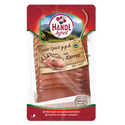 HANDL Tyrol Tyrolský špek sušený pečený plátky chlaz. 80 g