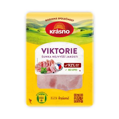 krásno Viktorie Šunka nejvyšší jakosti krájená chlaz. 100 g