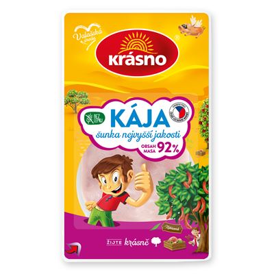 krásno Kája Šunka nejvyšší jakosti krájená chlaz. 100 g