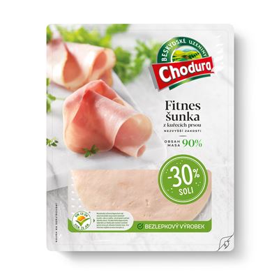 Chodura Šunka fitness snížený obsah soli chlaz. 100 g