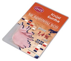 LE & CO Šunka krůtí se špetkou soli chlaz. 100 g