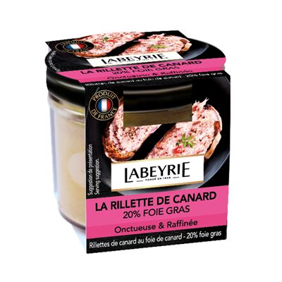 LABEYRIE Kachní rillettes s foie gras 90 g