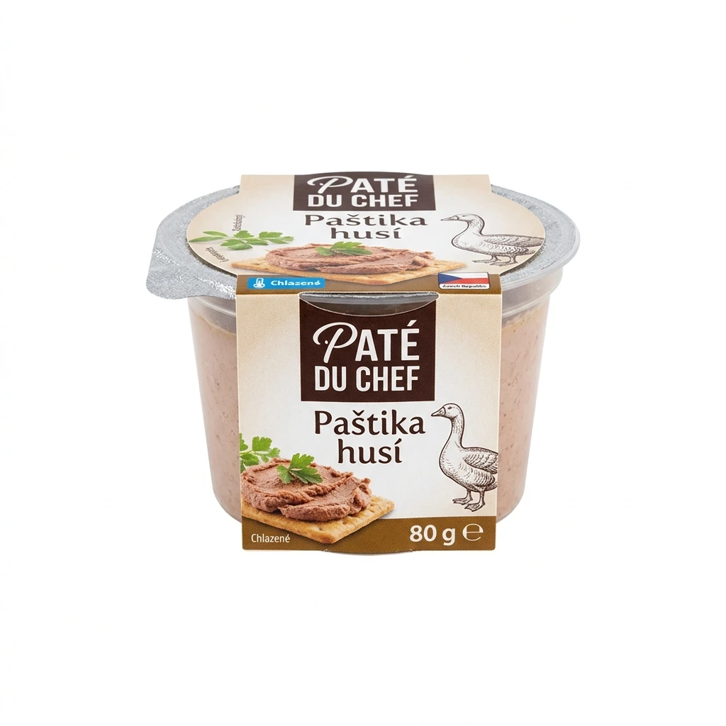 PATÉ DU CHEF Paštika husí chlaz. 80 g