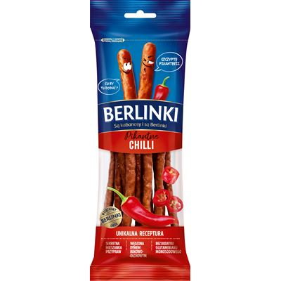 BERLINKI Kabanosy chilli chlaz. 85 g