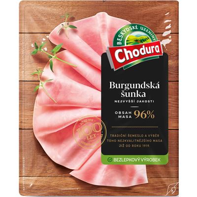 Chodura Burgundská šunka nejvyšší jakosti chlaz. 100 g