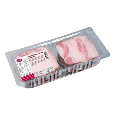 Anglická slanina na nářezák plátky chlaz. cca 800 g