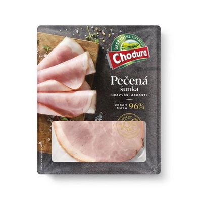 Pečená šunka nejvyšší jakosti plátky chlaz. 100 g
