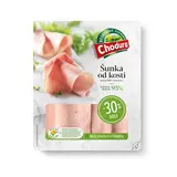 Chodura Šunka od kosti se sníženým obsahem soli plátky chlaz. 100 g