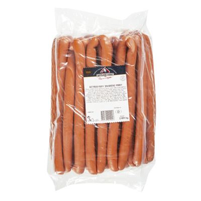 KOSTELECKÉ UZENINY Párky javořické chlaz. váž. cca 2,5 kg