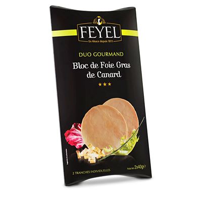 FEYEL Alsace kachní foiegras chlaz. 2 x 40 g
