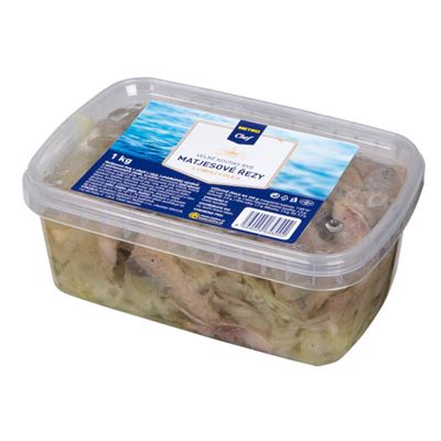 METRO Chef Matjesové řezy s cibulí (pevný podíl 800 g) chlaz. 1 kg