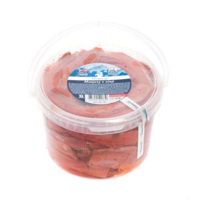 Varmuža Matjesy v oleji (pevný podíl 2,5 kg) chlaz. 2,9 kg