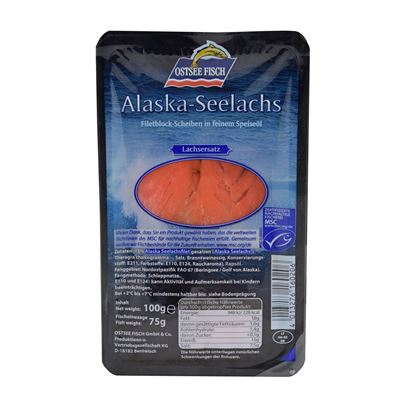NEKTON Treska alá losos plátky (pevný podíl 75 g) chlaz. 100 g