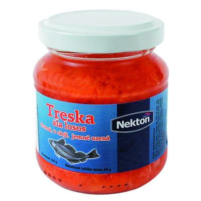 NEKTON Treska alá losos drcený (pevný podíl 100 g) chlaz. 125 g