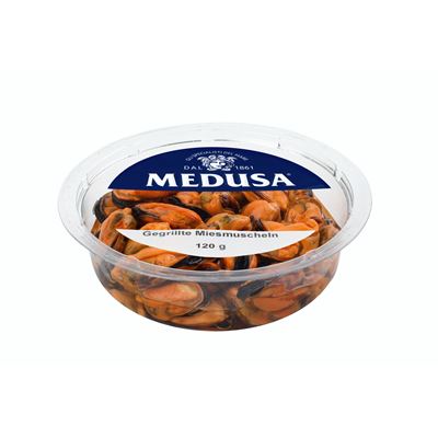MEDUSA Mušle v oleji (pevný podíl 100 g) chlaz. 120 g