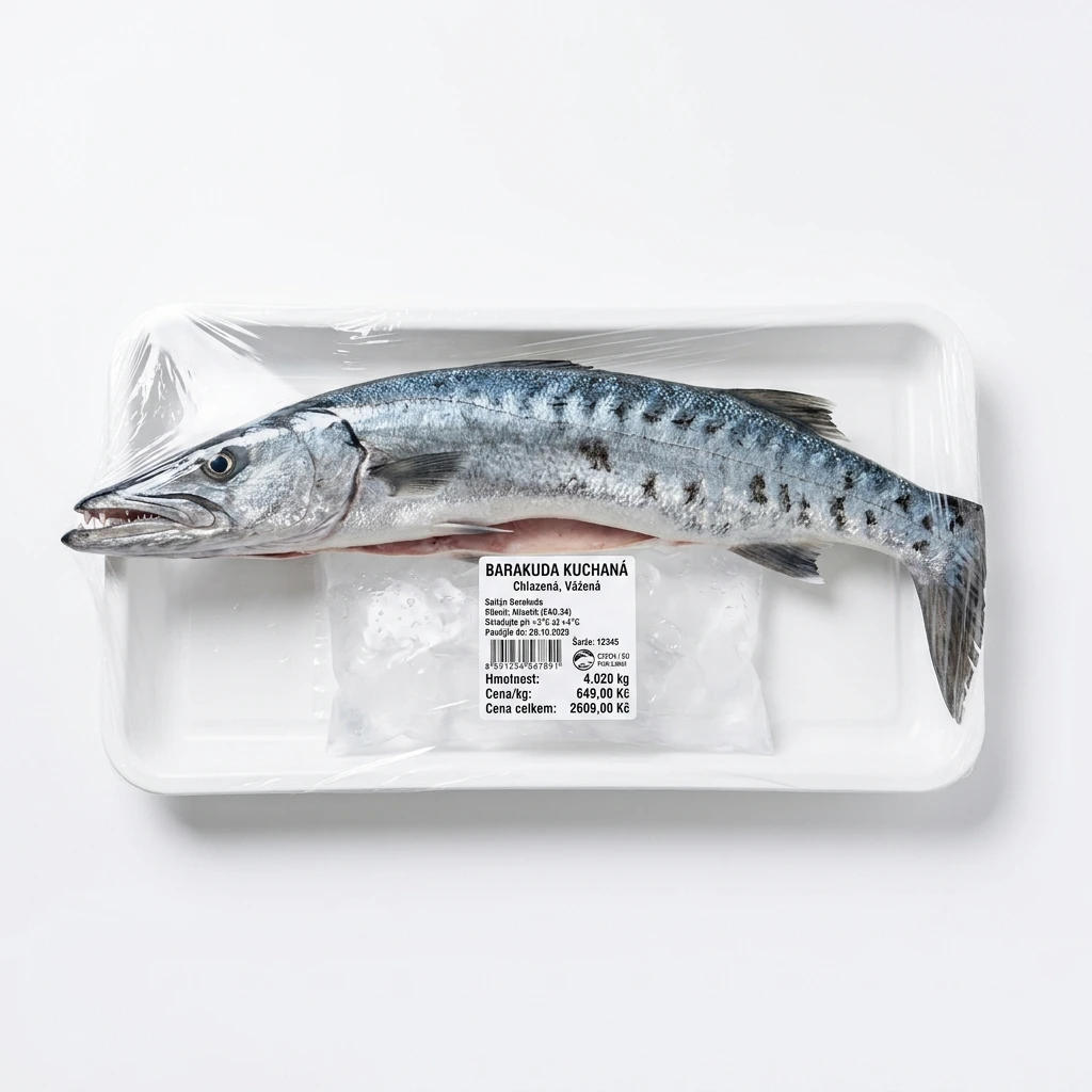 Soltýn Barakuda kuchaná chlaz. váž. cca 3 - 5 kg