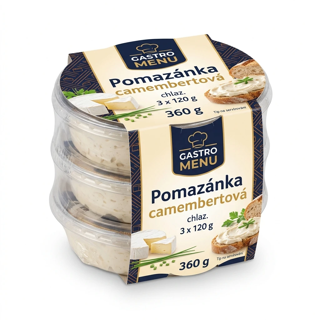 GASTRO MENU Pomazánka camembertová chlaz. 3 x 120 g