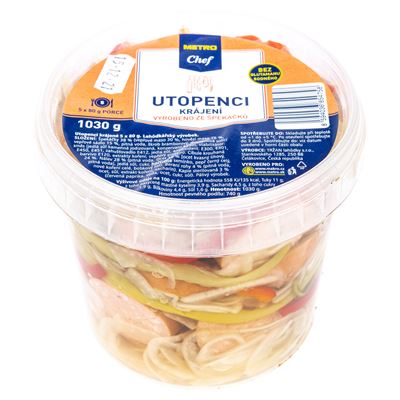 METRO Chef Utopenci krájení (pevný podíl 740 g) chlaz. 1,030 kg