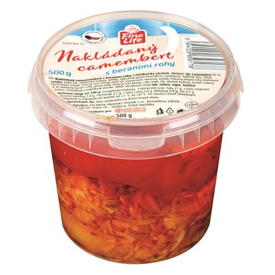 Fine Life Camembert nakládaný (pevný podíl 295 g) chlaz. 500 g