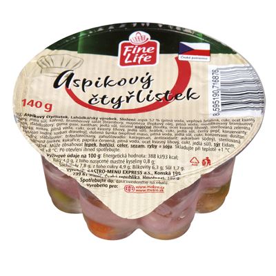 Fine Life Aspikový čtyřlístek chlaz. 140 g