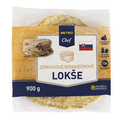 METRO Chef Bramborové lokše (13 ks) chlaz. 900 g