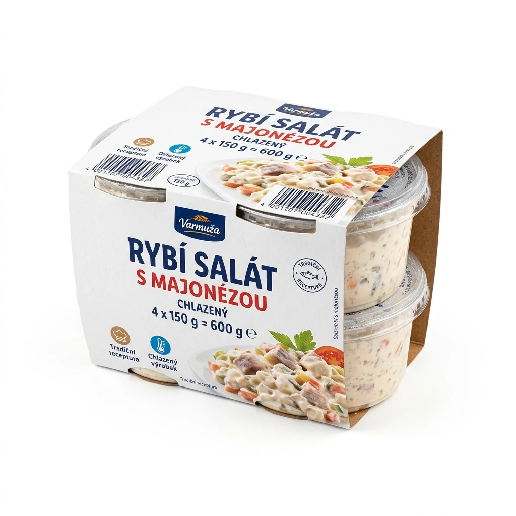 Salát rybí s majonézou chlaz. 4 x 150 g