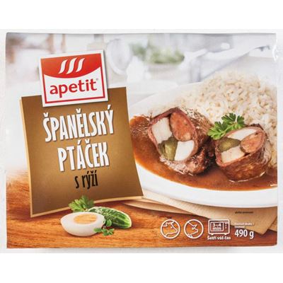 apetit Španělský ptáček s rýží chlaz. 490 g