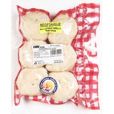 FAHO Knedlíky kynuté meruňkové 6 ks chlaz. 550 g