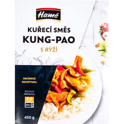 Hamé Kuřecí směs Kung Pao s rýží chlaz. 450 g