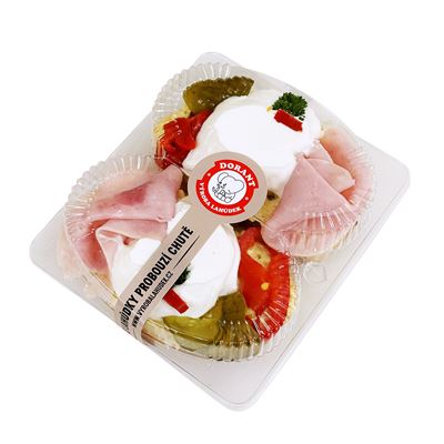 Chlebíček vejce šunka chlaz. 2 x 90 g