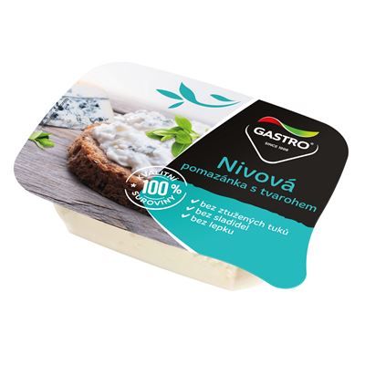 GASTRO MENU Pomazánka niva s tvarohem chlaz. 3 x 120 g