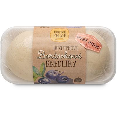 Knedlík kynutý borůvkový bezlepkový chlaz. 200 g