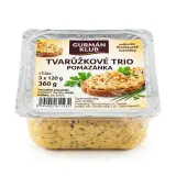 Gurmán Klub Tvarůžkové trio pomazánka chlaz. 3 x 120 g