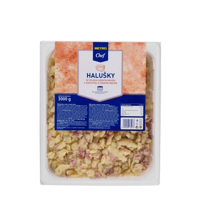 METRO Chef Halušky se zelím a uzeným masem chlaz. 3 kg
