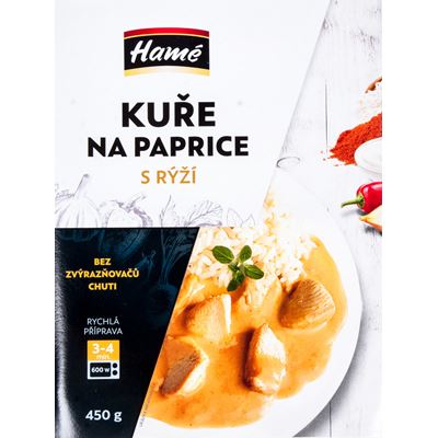 Hamé Kuře na paprice s rýží chlaz. 450 g