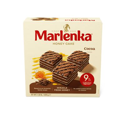 MARLENKA Kakaový dort krájený chlaz. 600 g