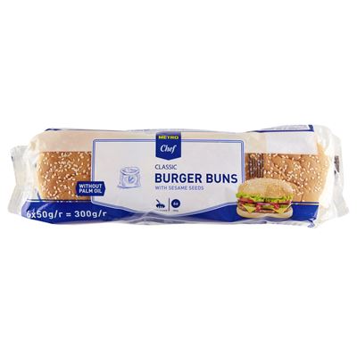 METRO Chef Bulka na burger se sezamem 6 x 50 g