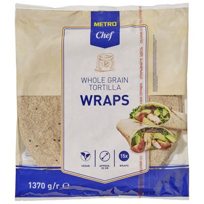METRO Chef Tortilla multigrain 30 cm 15 ks 1370 g