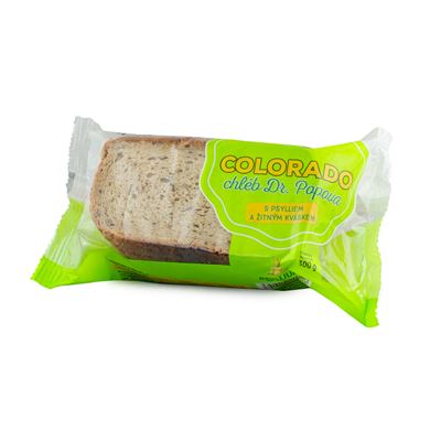 HRADECKÁ PEKÁRNA Dr. Popov Colorado Chléb balený krájený 300 g